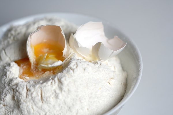 Egg and Flour for cake recipe - frameworks
